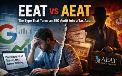 Eeat vs aeat. The typo that turns an seo audit into a tax audit